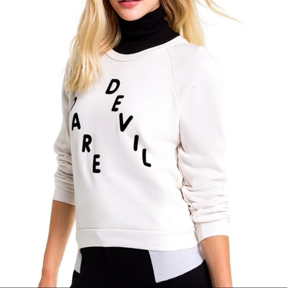 Wildfox Dare Devil Junior Sweatshirt - Picture 3 of 9